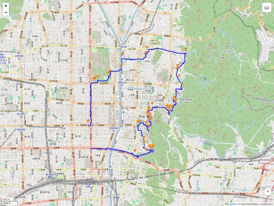 kyoto/2025-11-13_烏丸五条至哲學之道銀閣寺入口O繞_wadi_locker_zf4 screenshot