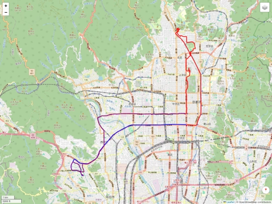 kyoto/20251118_23公車_鴨川步道至上賀茂神社_29公車 screenshot