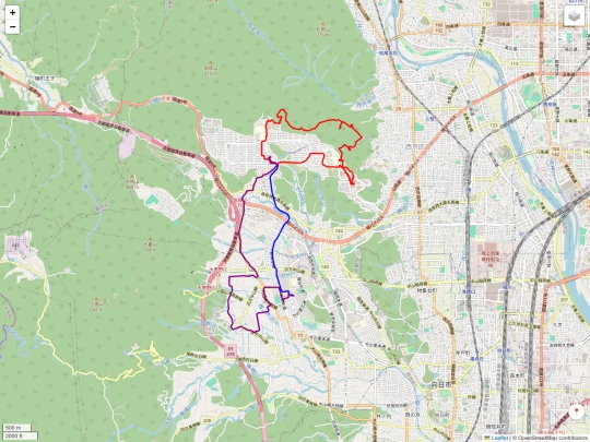 kyoto/20251121_車停桂坂圓環超市，由京大桂進唐櫃越，回程去大原野買柿子 screenshot
