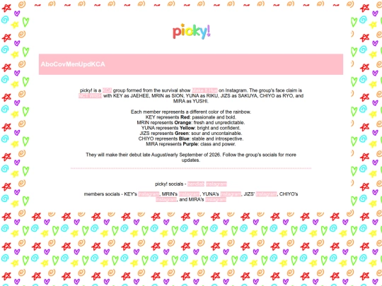 aboutpicky screenshot
