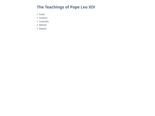 schoolhouse/hall_of_the_elements/athenaeum/the_second_bookcase/commonplace_book/the_teachings_of_pope_leo_xiv screenshot