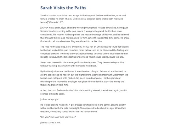 schoolhouse/hall_of_the_elements/classroom/writing_desk/holy_book_part_i/storybook/sarah_visits_the_paths screenshot
