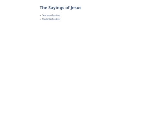 schoolhouse/hall_of_the_elements/classroom/writing_desk/holy_book_part_iii/the_sayings_of_jesus screenshot