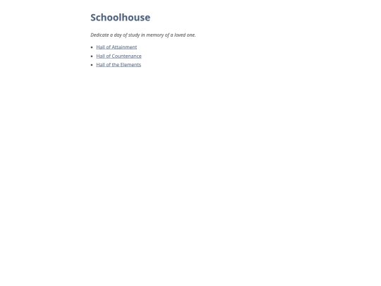 schoolhouse screenshot