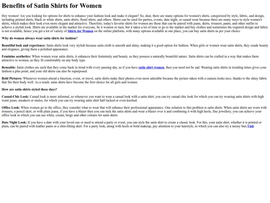benefits-of-satin-shirts-for-women screenshot