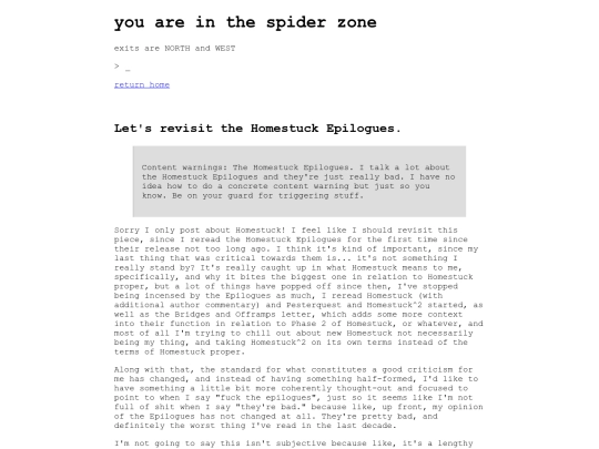 blog/epilogues screenshot