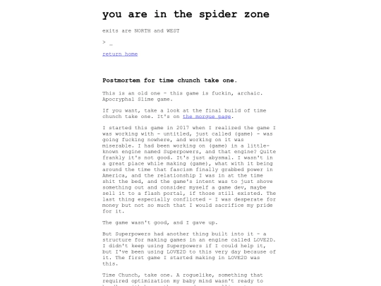 blog/timechunch screenshot