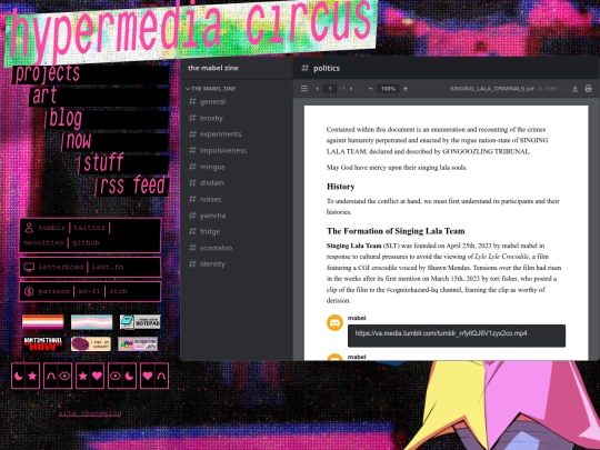 mabel/politics screenshot