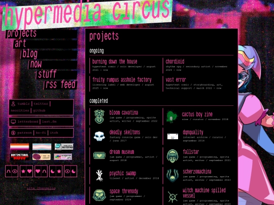 projects screenshot