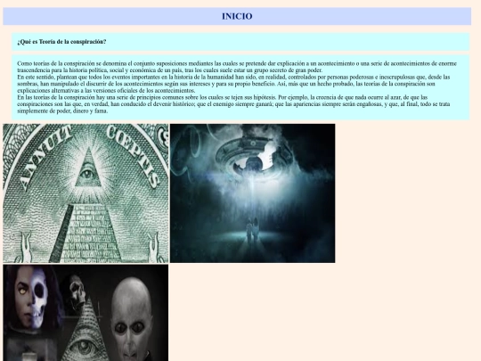 Teorias/inicio screenshot