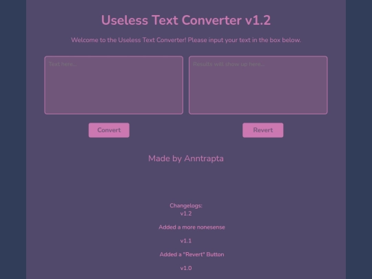 Projects/UselessConverter screenshot