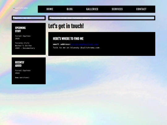 contact screenshot