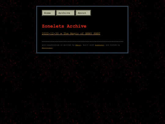 archive screenshot