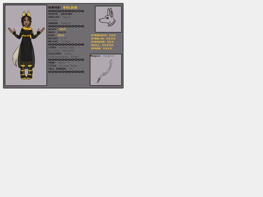 RoadkillAsylum/profiles/Goldie screenshot