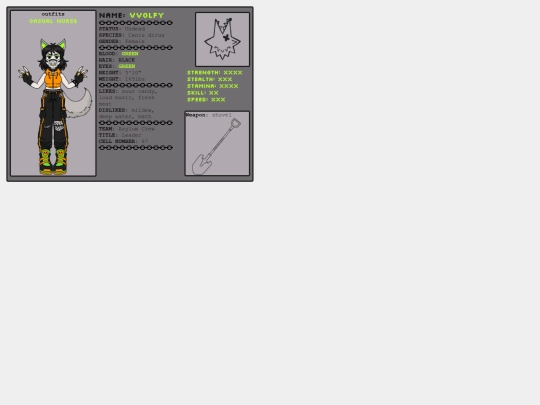 RoadkillAsylum/profiles/VVolfy screenshot