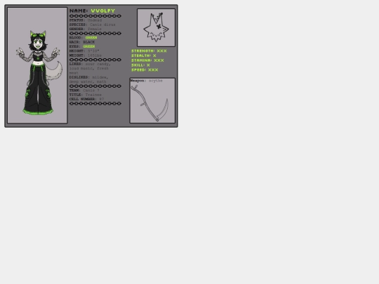 RoadkillAsylum/profiles/VVolfyC7 screenshot