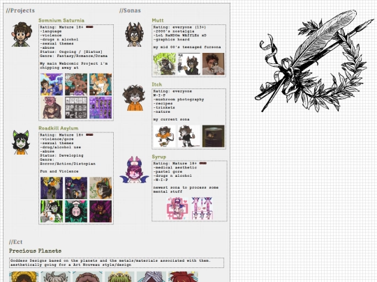 projects screenshot
