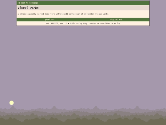 visual screenshot