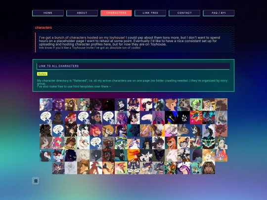 characters screenshot