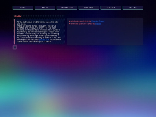 credits screenshot