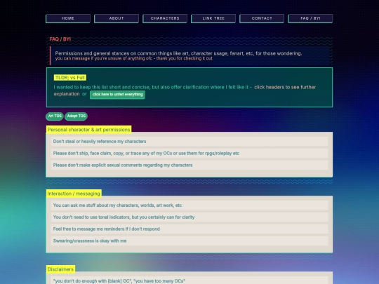 faq screenshot