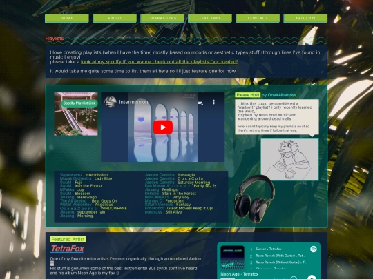playlists screenshot