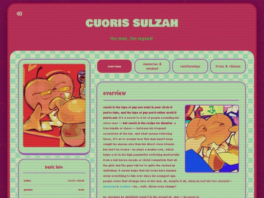 cast/cuoris screenshot