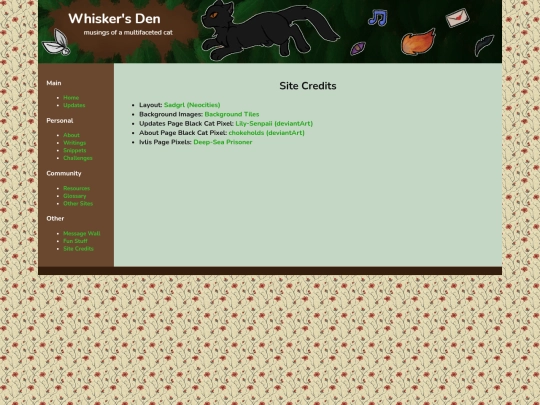 credits screenshot