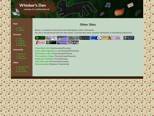 sites screenshot
