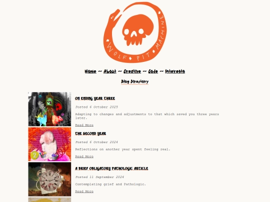 interests/blog screenshot