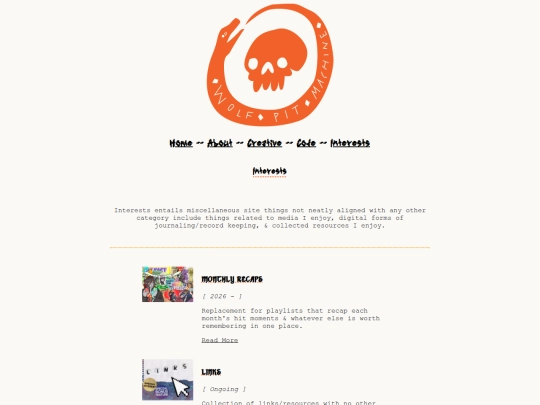 interests screenshot