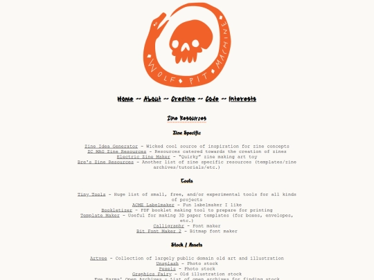 zineresources screenshot