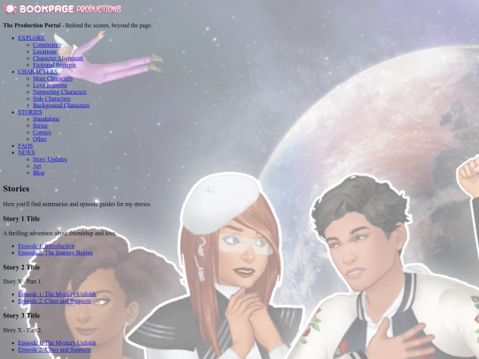 templates/stories screenshot