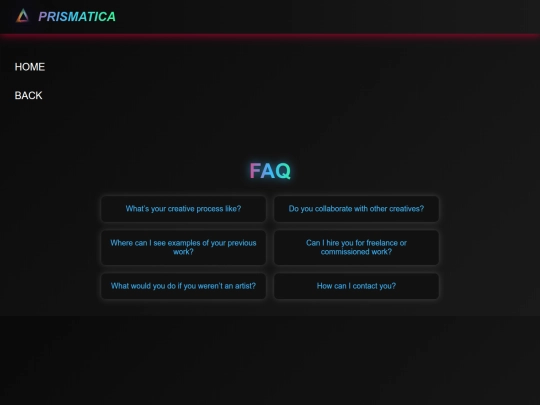 FAQ screenshot