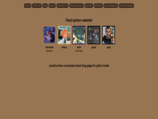 index screenshot