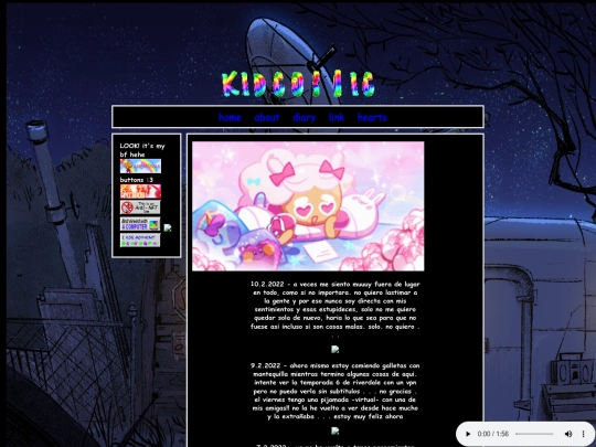diary screenshot