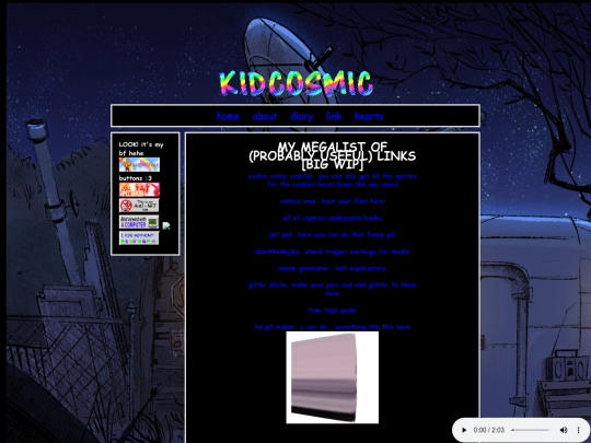 links screenshot