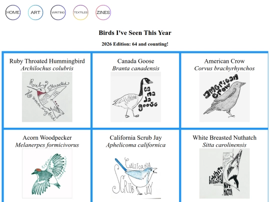 birdlist screenshot