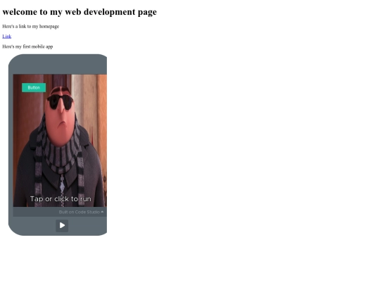 webDev screenshot