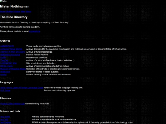 misc/directory/nice_directory screenshot