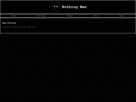 writings/articles screenshot