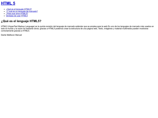 index screenshot
