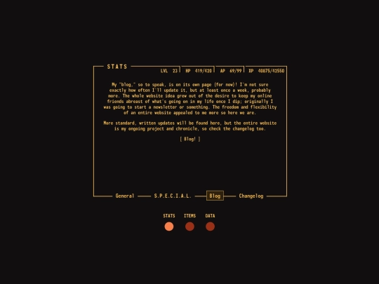 blog screenshot