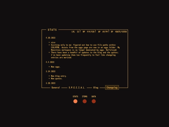changelog screenshot