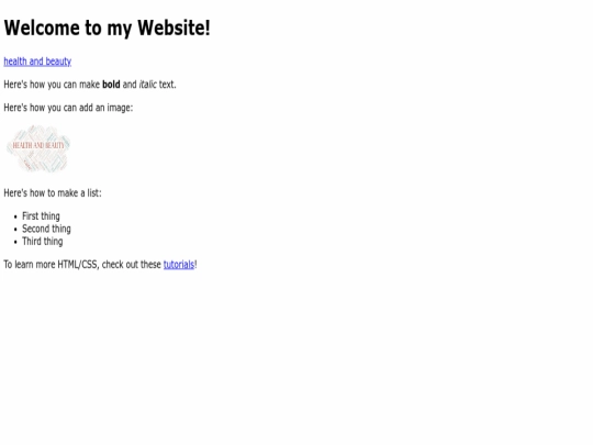 index screenshot