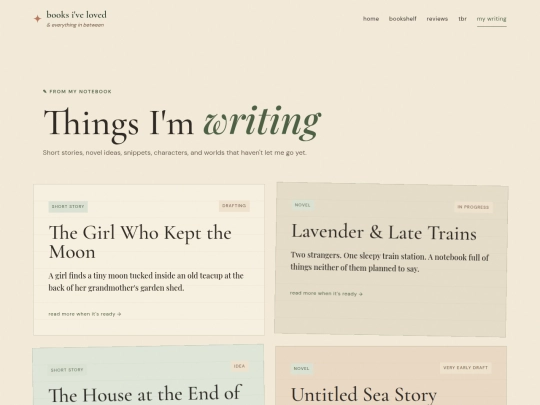 writing screenshot