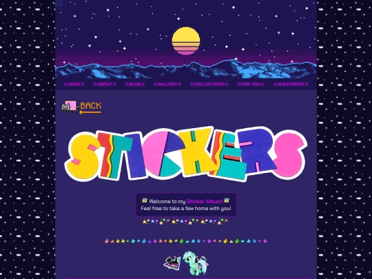 collections/stickeralbum screenshot