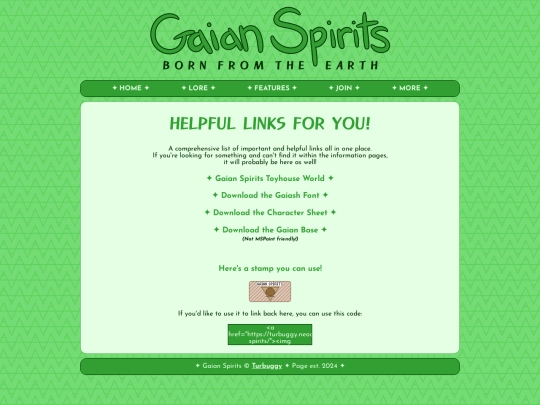 gaian-spirits/more/helpful_links screenshot
