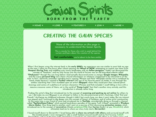 gaian-spirits/more/species_creation screenshot