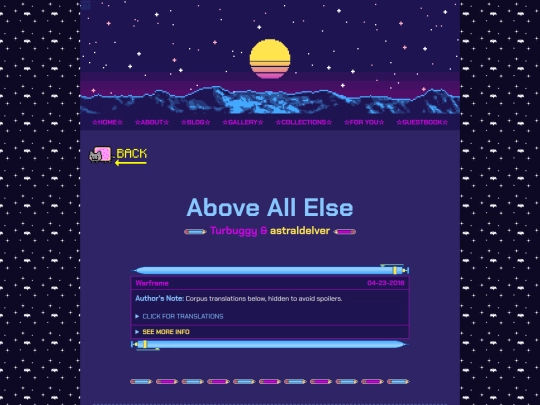 gallery/writing/above_all_else screenshot